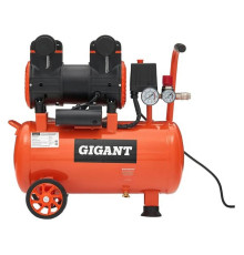 Безмасляный малошумный компрессор Gigant (25 л; 8 бар; 225 л/мин) GSWK-25/1400