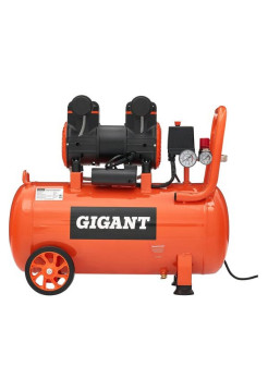 Безмасляный малошумный компрессор Gigant (50 л; 8 бар; 225 л/мин) GSWK-50/1400