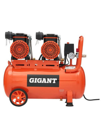 Безмасляный малошумный компрессор (50 л; 8 бар; 365 л/мин) Gigant GSWK-50/2800