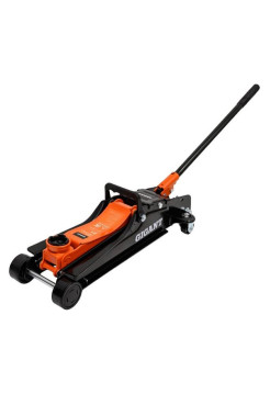 Гидравлический подкатной домкрат Gigant 2т низкий профиль, подхват-80мм, подъем-380мм, GSJL-2T