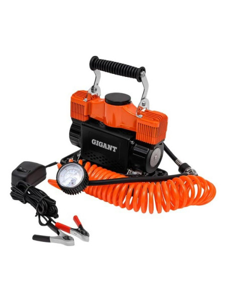 Автомобильный металлический двухпоршневой компрессор Gigant 12V, 85 л/мин GCA-85