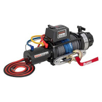 Лебёдка автомобильная электрическая RUNVA 12V 9500 lbs 4350 кг MAX влагозащищенная, синтетический трос EWB9500MAXSSR