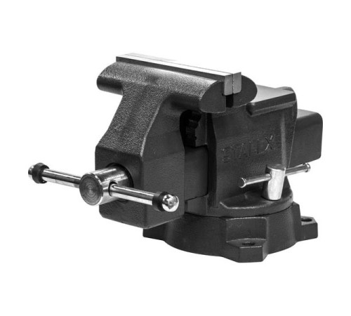 Слесарные тиски Stalex Кайман 139x125 мм, 210°, 12 кг D50