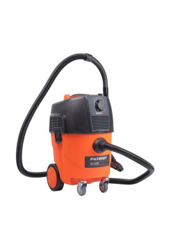 Пылесос промышленный Patriot VC 630, 1600Вт, 30л, 180мБар, шланг 3,5м 755303660