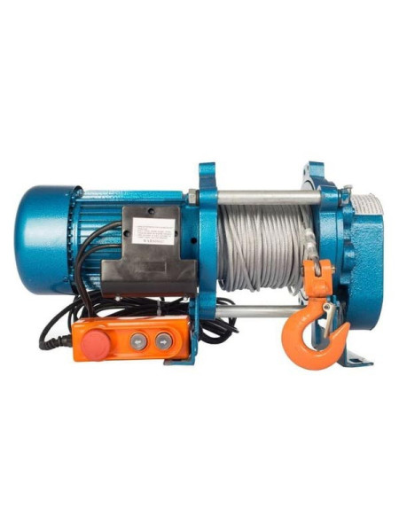 Лебедка TOR CD-300/600-A KCD-300/600 kg, 380 В с канатом 40 м алюминиевый корпус 1023996