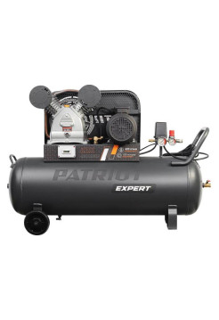 Компрессор Patriot KRX 420 L100 D, поршневой, ременной, масляный, 420 л/мин, 100 л, 10 бар, 2.2 кВт, 400 В 545302320