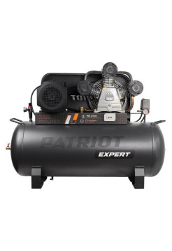 Компрессор Patriot KRX 950 L270 D, поршневой, ременной, масляный, 950 л/мин, 270 л, 10 бар, 5.5 кВт, 400 В 545302355