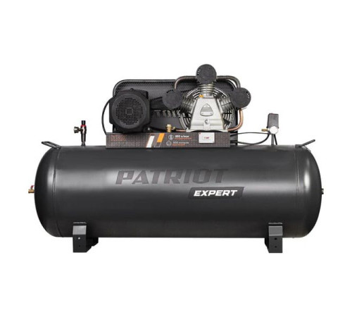 Компрессор Patriot KRX 950 L500 D, поршневой, ременной, масляный, 950 л/мин, 500 л, 10 бар, 5.5 кВт, 400 В 545302360