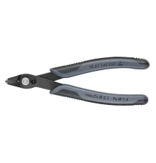 Бокорезы прецизионные KNIPEX Electronic Super Knips XL ESD, для кабельных стяжек, чернёные, 140 мм, 2-комп антистатические ручки KN-7861140ESD