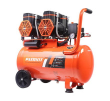 Компрессор поршневой безмасляный Patriot KDS 540 F50 (540 л/мин, 2.8 кВт, 8 бар, 50 л, 2800 об/мин, быстросъем + елочка) 526302450