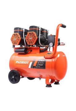 Компрессор поршневой безмасляный Patriot KDS 540 F50 (540 л/мин, 2.8 кВт, 8 бар, 50 л, 2800 об/мин, быстросъем + елочка) 526302450