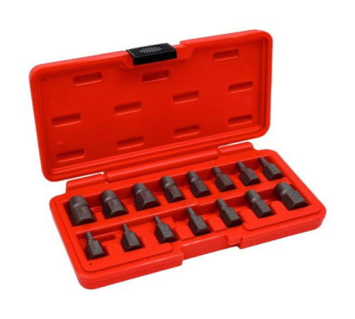 Набор экстракторов 1/8"-1/2", 3-14 мм (15 предметов, кейс) JTC 4639