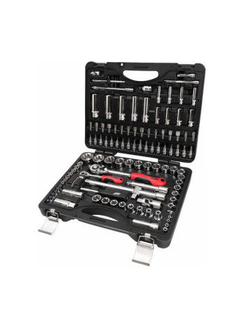 Набор торцевых головок и вставок для поврежденных болтов и гаек (1/4”, 1/2”, 110шт) JTC S110B-B72