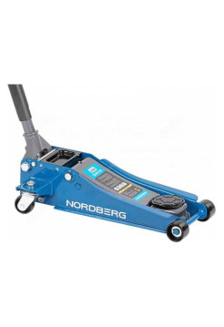Малый подкатной домкрат для автолюбителя 2.5 т NORDBERG N32025E