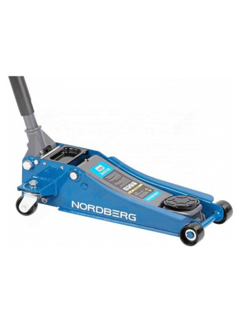 Малый подкатной домкрат для автолюбителя 2.5 т NORDBERG N32025E