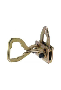 Зажим для кузовных работ с плоской, L-образной и подвижной петлями, широкий захват 120мм, нагрузка 5т и 3т FORCE 62513