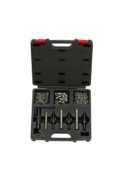 Набор для ремонта свечных гнёзд М10х1.0, М12х1.25, М14х1.25, 56шт FORCE 956G1