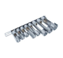 Набор глубоких разрезных головок (3/8" DR: 10, 11, 12, 13, 14 мм, 1/2" DR: 17, 19, 21 мм) JTC 6609