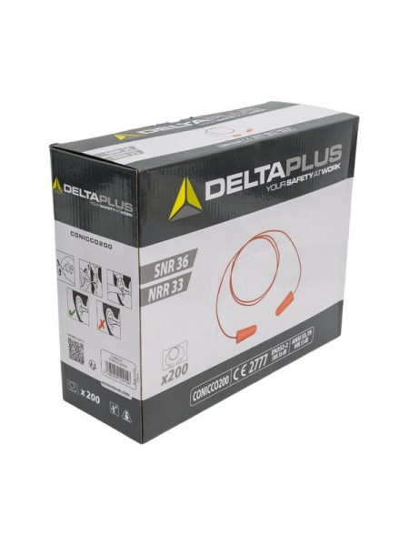 Беруши со шнурком Delta Plus 200 пар CONICCO200JA