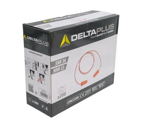 Беруши со шнурком Delta Plus 200 пар CONICCO200JA