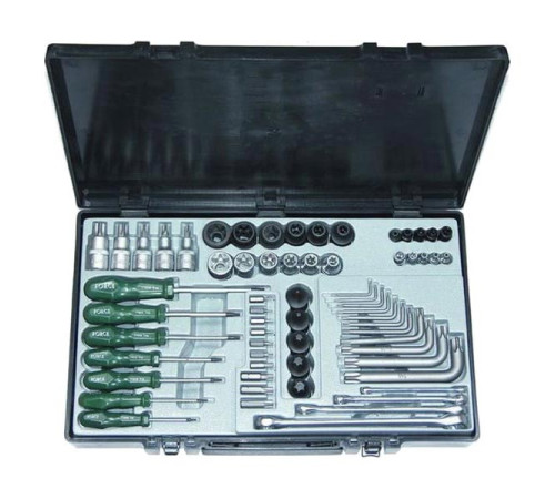 Набор инструмента Torx (64 предмета) FORCE 4651
