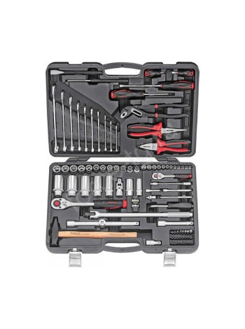 Набор инструмента c 12-тигранными головками 91 предмет FORCE 4911-9