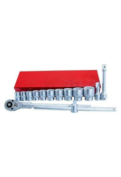 Набор инструмента 12-гранный, 14 предметов FORCE 6141S