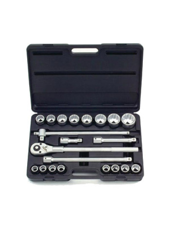 Набор 12-гранных головок с приспособлениями в кейсе 20 предметов FORCE 6201B