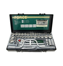 Набор 12 гранных метрических и дюймовых головок 41 предмет FORCE 4412