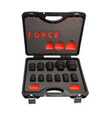 Набор ударных головок 3/4", 17-50 мм, в кейсе, 11 шт. FORCE 6112