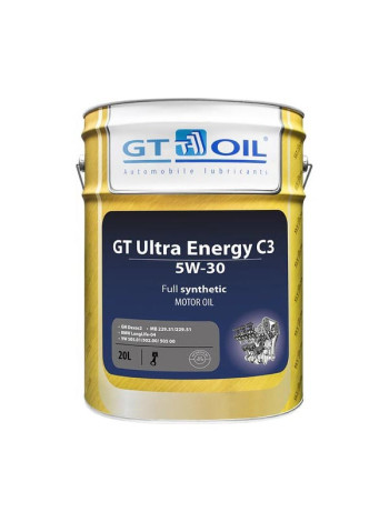 Масло Ultra Energy C3, SAE 5W-30, API SM,SN/CF, 20л GT OIL 8809059407943