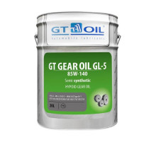 Масло Gear Oil, SAE 85W-140, API GL-5, 20 л GT OIL 8809059407110