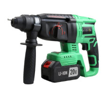 Перфоратор аккумуляторный бесщеточный Zitrek Destroyer Pro (20В, Li-Ion аккумулятор 4 Ач - 2шт, ЗУ, кейс) 063-4063