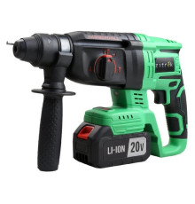 Перфоратор аккумуляторный бесщеточный Zitrek Destroyer Pro (20В, Li-Ion аккумулятор 4 Ач - 2шт, ЗУ, кейс) 063-4063
