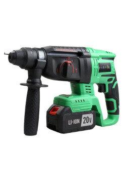 Перфоратор аккумуляторный бесщеточный Zitrek Destroyer Pro (20В, Li-Ion аккумулятор 4 Ач - 2шт, ЗУ, кейс) 063-4063