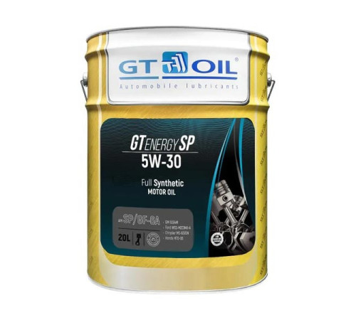 Масло GT OIL GT Energy SP, SAE 5W30 API SP/SP-RC, 20 л 8809059409169