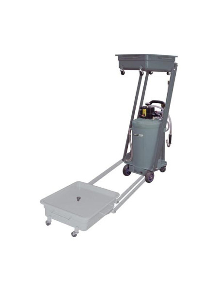 Установка для слива и откачки масла/антифриза с пантографной ванной KraftWell объем бака 80 л KRW1835