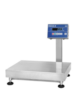 Настольные товарные весы со стойкой МАССА-К TB-5040N-32.2-АВ3n из нержавеющей стали 10975