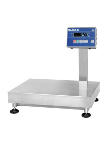 Настольные товарные весы со стойкой МАССА-К TB-5040N-32.2-АВ3n из нержавеющей стали 10975