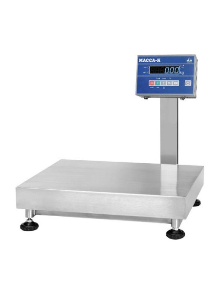 Настольные товарные весы со стойкой МАССА-К TB-5040N-32.2-АВ3n из нержавеющей стали 10975