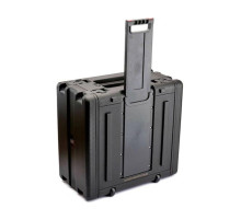 Кейс рэковый 6 юнитов на колесах с ручкой DGCASE ударопрочный, IP65, 458x447x275 DGCASE@RACK6UW