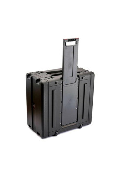 Кейс рэковый 6 юнитов на колесах с ручкой DGCASE ударопрочный, IP65, 458x447x275 DGCASE@RACK6UW