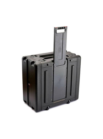 Кейс рэковый 6 юнитов на колесах с ручкой DGCASE ударопрочный, IP65, 458x447x275 DGCASE@RACK6UW