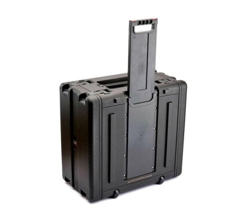 Кейс рэковый 6 юнитов на колесах с ручкой DGCASE ударопрочный, IP65, 458x447x275 DGCASE@RACK6UW