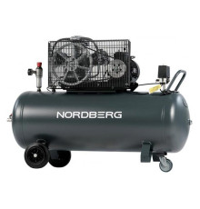 Компрессор поршневой с ременной передачей NORDBERG 380В, ресивер 200 л, 580 л/мин NCP200/580