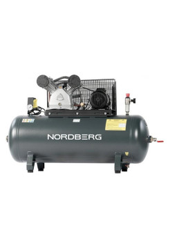 Компрессор поршневой с ременной передачей NORDBERG 380В, ресивер 270 л, 690 л/мин NCP300/690