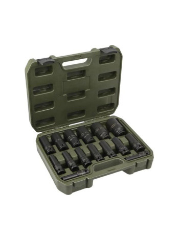 Набор головок ударных удлинённых 1/2"DR, 15 шт Дело Техники 660415