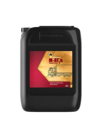 Моторное масло Роснефть М-8Г2к первый сорт, канистра 20 л 12104