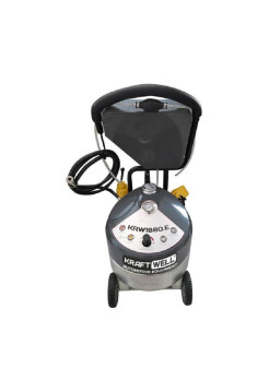 Установка электрическая для прокачки гидросистем автомобиля KraftWell  объем 18 литров, 220В KRW1880.E