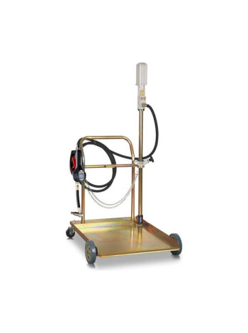 Комплект для раздачи масла из бочек KraftWell мобильный с тележкой для бочек 180-220 кг., коэфф. сжатия 5:1 KRW1764.S